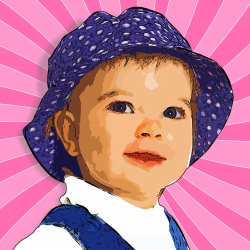 Bree whimsical art from your childs photo