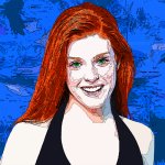 Fun and Funky pop art portraits - wife